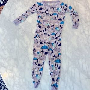 Little Sleepies Mountains 2-Piece Pajama Set Size 2T